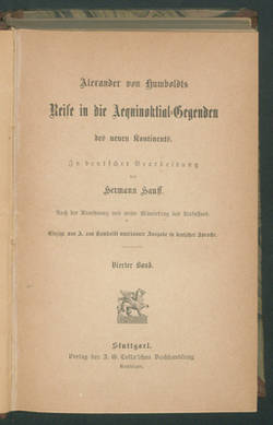 Alexander von Humboldts Reise...
4. Bd