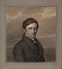 Porträt des Superintendenten Franz Eduard Loos;