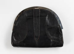 Unterarmtasche aus schwarzem Schlangen-Leder, 1930er Jahre